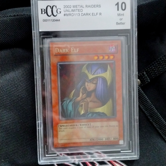 BCCG 2002 Metal Raiders Unlimited #MRD113 Dark Elf R 10 Mint GRADED CARD - Picture 2 of 12